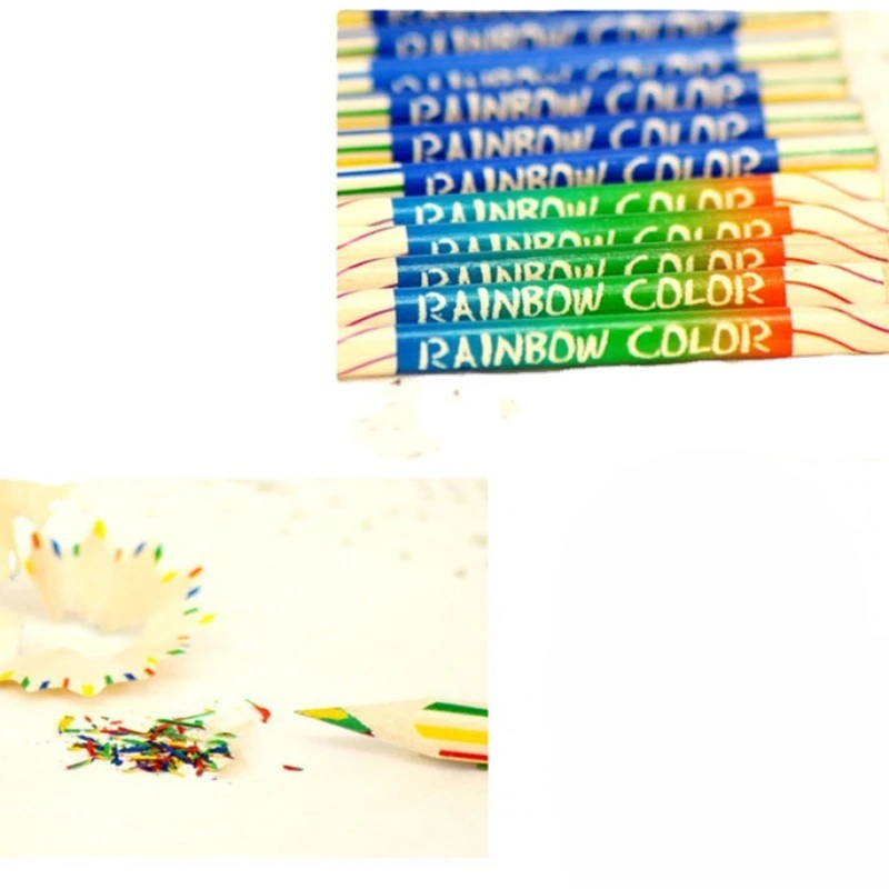 50Pcs Rainbow Color Pencil 4 In 1 Colored Pencils For Drawing Painting Stationery
50Pcs Rainbow Color Pencil 4 In 1 Colored Pencils For Drawing Painting Stationery