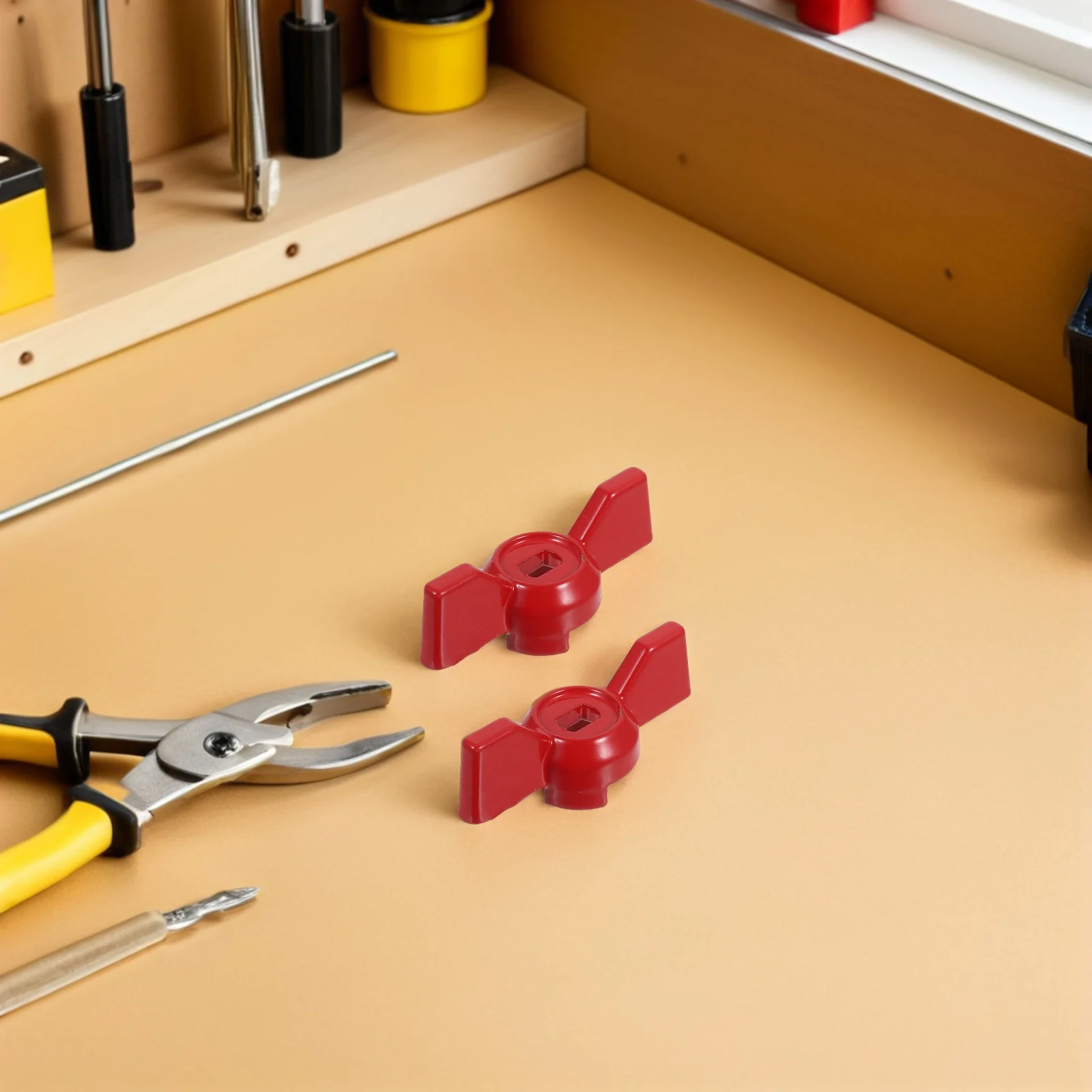 4pcs Universal Ball Replacement 6X10Mm Durable Water Shut Off Butterfly Handle For Outdoor Faucet Garden Tap Gas Valve Spigot
4pcs Universal Ball Replacement 6X10Mm Durable Water Shut Off Butterfly Handle For Outdoor Faucet Garden Tap Gas Valve Spigot