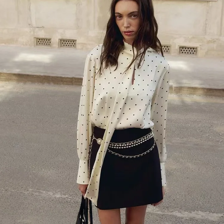 Новый атласный длинный све irt в горошек с принтом на шнуровке, элитный женский деловой повседневный дышащий солнцезащитный чехол
Новый атласный длинный све irt в горошек с принтом на шнуровке, элитный женский деловой повседневный дышащий солнцезащитный чехол