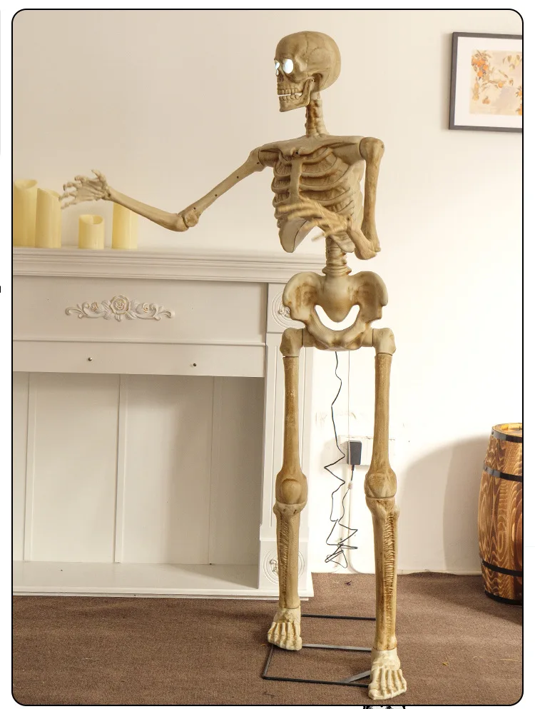 Large Halloween Electric Machinery 1.6 meters Dancing Skull Skeleton Haunted House Secret Room Prop Ornament
Large Halloween Electric Machinery 1.6 meters Dancing Skull Skeleton Haunted House Secret Room Prop Ornament