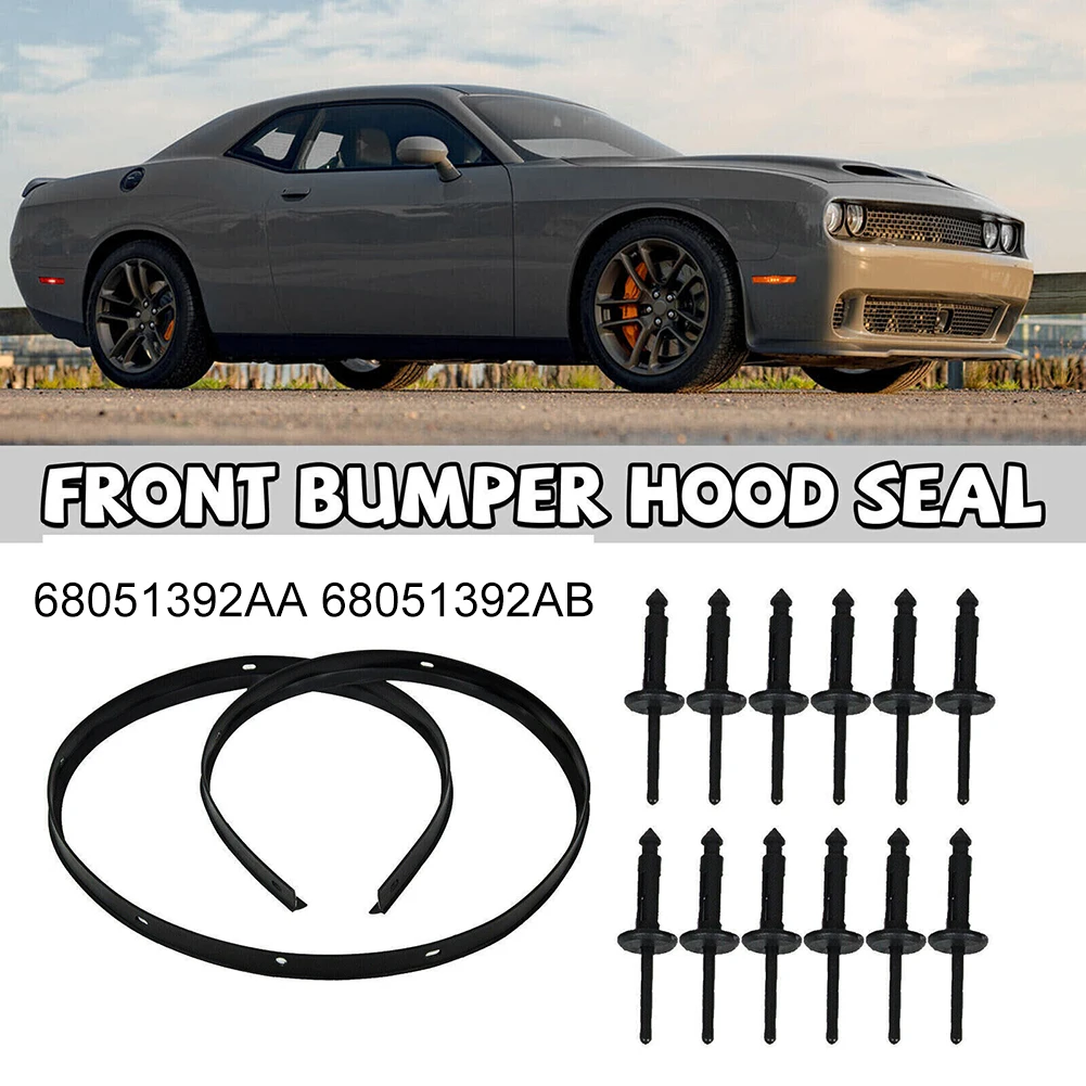 1PCS Rubber Seal For Dodge For Challenger 2008-2022 Vehicle Front Fascia Bumper Hood Seal&Rivets 68051392AB 68051392AA Black
1PCS Rubber Seal For Dodge For Challenger 2008-2022 Vehicle Front Fascia Bumper Hood Seal&Rivets 68051392AB 68051392AA Black
