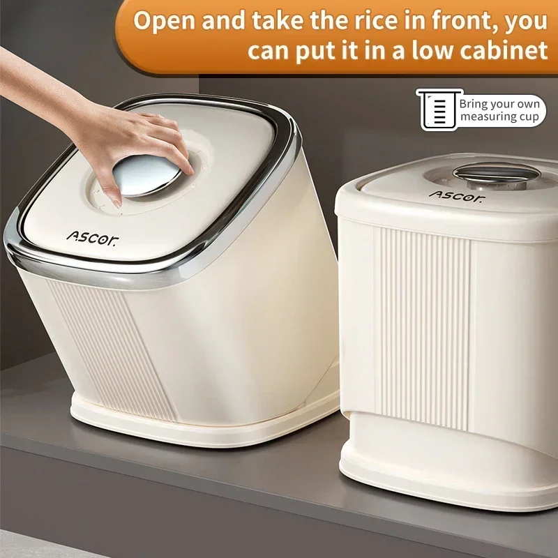 Rice Bucket2025New Food-Grade Insect-Proof Moisture-Proof Sealed Rice Container Rice Box Flour Bucket Rice Storage Container
Rice Bucket2025New Food-Grade Insect-Proof Moisture-Proof Sealed Rice Container Rice Box Flour Bucket Rice Storage Container
