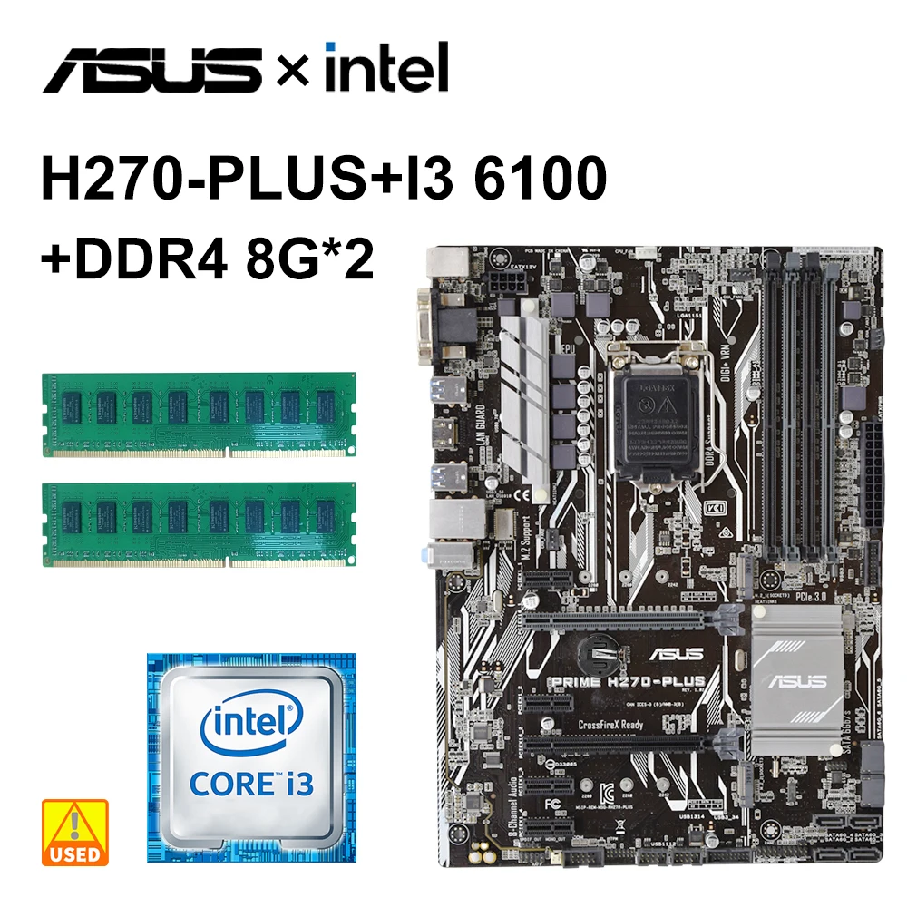 Комплект материнской платы ASUS PRIME 1151 с Φ cpu + 2 × DDR4 8G Intel PCI-E 3,0 2 × M.2 HDMI SATA III USB 3,0 ATX
Комплект материнской платы ASUS PRIME 1151 с Φ cpu + 2 × DDR4 8G Intel PCI-E 3,0 2 × M.2 HDMI SATA III USB 3,0 ATX