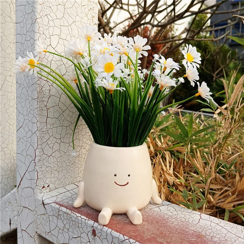Smile Face Planter Pot Funny Plant Pot For Indoor Outdoor Plants Cute Head Planters Decorative Unique Face Flower Pot-A57M
Smile Face Planter Pot Funny Plant Pot For Indoor Outdoor Plants Cute Head Planters Decorative Unique Face Flower Pot-A57M