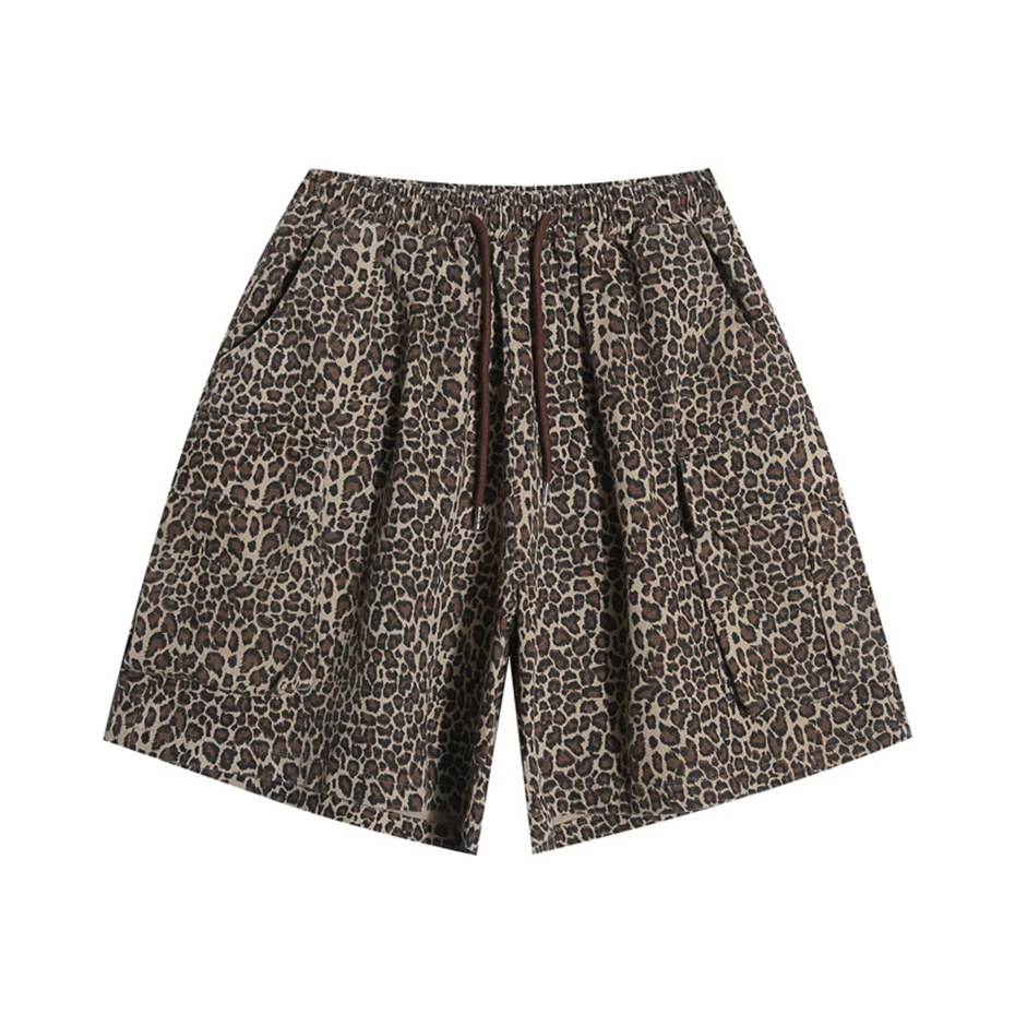 Mens Leopard Cargo Short Streetwear Hip Hop Y2k Knee Length Pant Oversized Multi Pockets Elastic Waist Baggy Casual Short Unisex
Mens Leopard Cargo Short Streetwear Hip Hop Y2k Knee Length Pant Oversized Multi Pockets Elastic Waist Baggy Casual Short Unisex
