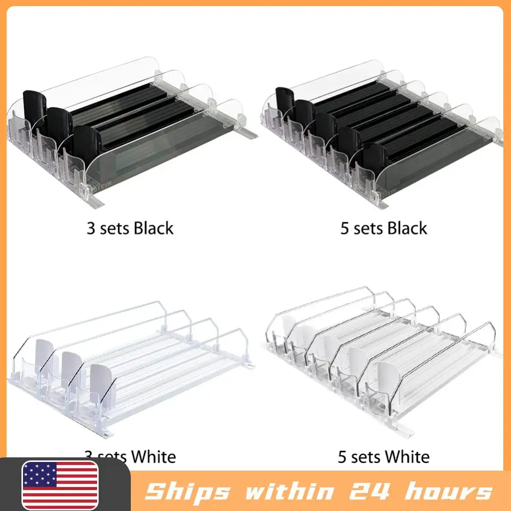 Canned Beverage Push Rack Drink Organizer Dispenser Spring Push Adjustable Width Storage Shelf E-shaped Glide for Kitchen Fridge
Canned Beverage Push Rack Drink Organizer Dispenser Spring Push Adjustable Width Storage Shelf E-shaped Glide for Kitchen Fridge