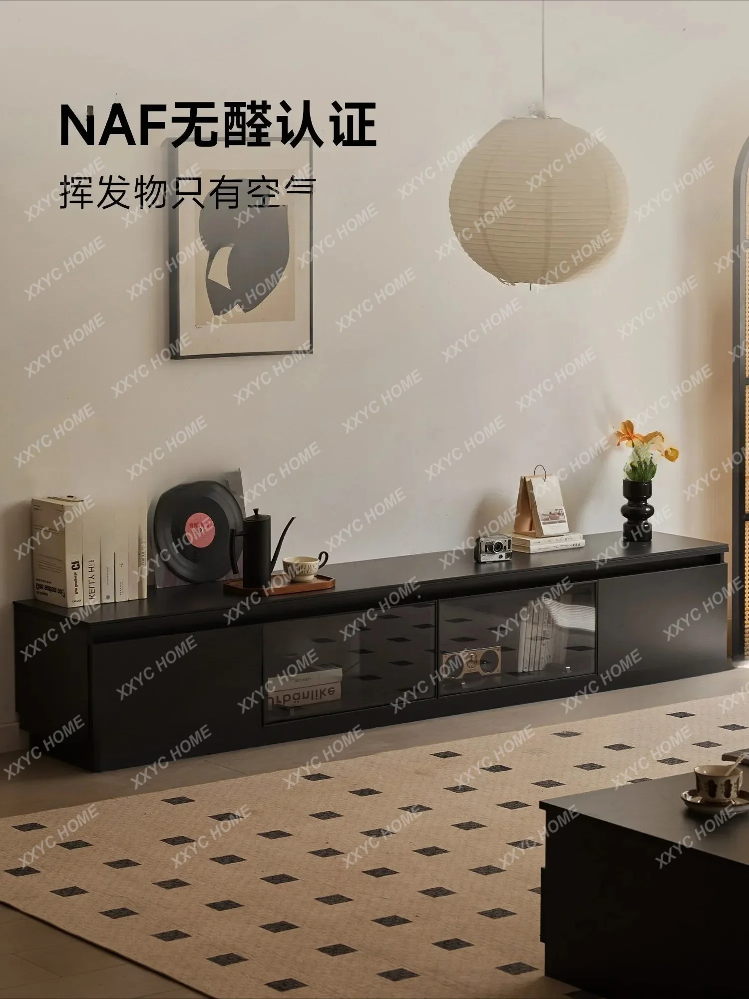 Simple floor living room home ultra-long solid wood ambient light floor-to-ceiling TV cabinet
Simple floor living room home ultra-long solid wood ambient light floor-to-ceiling TV cabinet