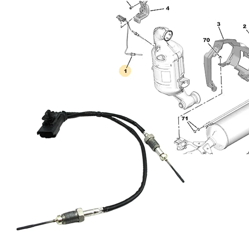AV32-Car Exhaust Temperature Sensor 9808312080 L22265 For Citroen BERLINGO C4 GRAND PICASSO II 308 
AV32-Car Exhaust Temperature Sensor 9808312080 L22265 For Citroen BERLINGO C4 GRAND PICASSO II 308