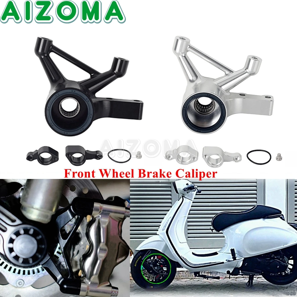 Aluminum Scooter Front Wheel Brake Disc Calipers Integrated Cover Bracket For Primavera Sprint 150 2015-2022 GTS 250 300 2013-22
Aluminum Scooter Front Wheel Brake Disc Calipers Integrated Cover Bracket For Primavera Sprint 150 2015-2022 GTS 250 300 2013-22