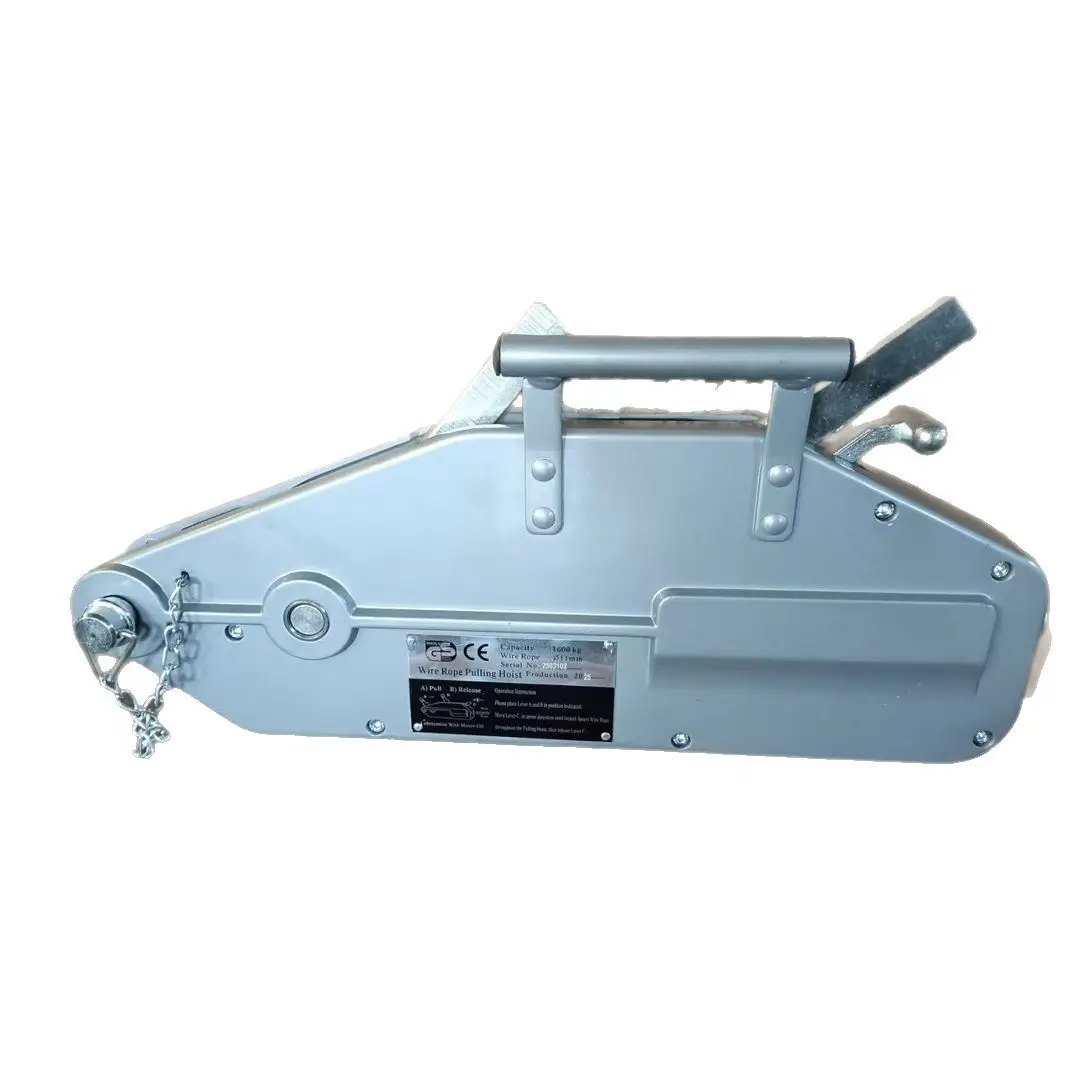 Aluminum alloy tractor 1.6 tons wrench 3.2 tons electric wire tractor wire rope wrench hoist
Aluminum alloy tractor 1.6 tons wrench 3.2 tons electric wire tractor wire rope wrench hoist