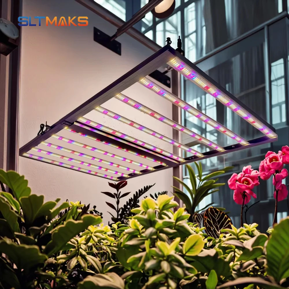 SLTMAKS Grow Light 1300 Вт двухканальный УФ-ИК-регулируемый складной светильник для выращивания растений Samsung Крытый вертикальный светильник для выращивания фермы
SLTMAKS Grow Light 1300 Вт двухканальный УФ-ИК-регулируемый складной светильник для выращивания растений Samsung Крытый вертикальный светильник для выращивания фермы