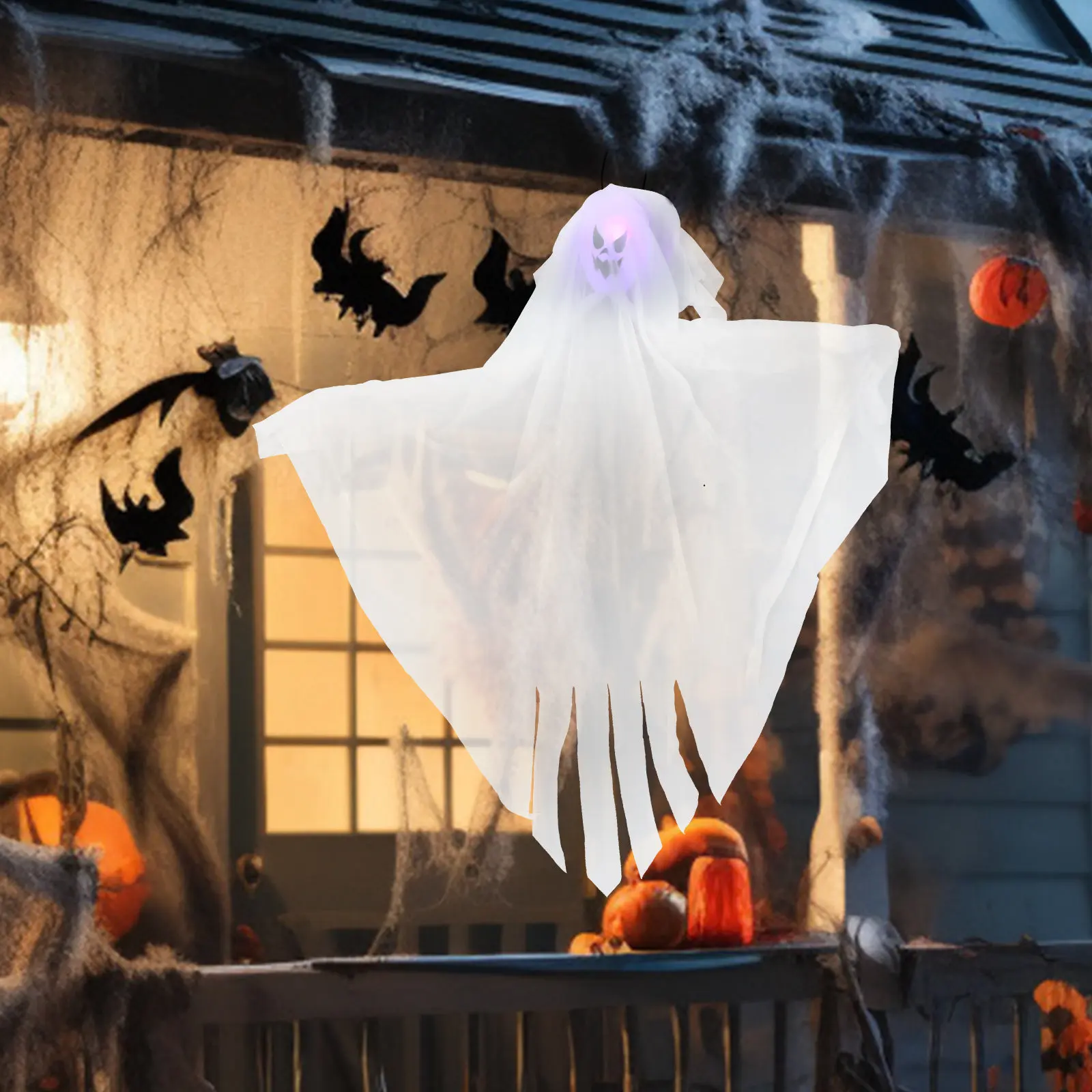 3Pcs LED Lighted Hanging Ghost Decor for Halloween Party Outdoor Yard Decoration Spooky Floating Glow Effect Haunted
3Pcs LED Lighted Hanging Ghost Decor for Halloween Party Outdoor Yard Decoration Spooky Floating Glow Effect Haunted