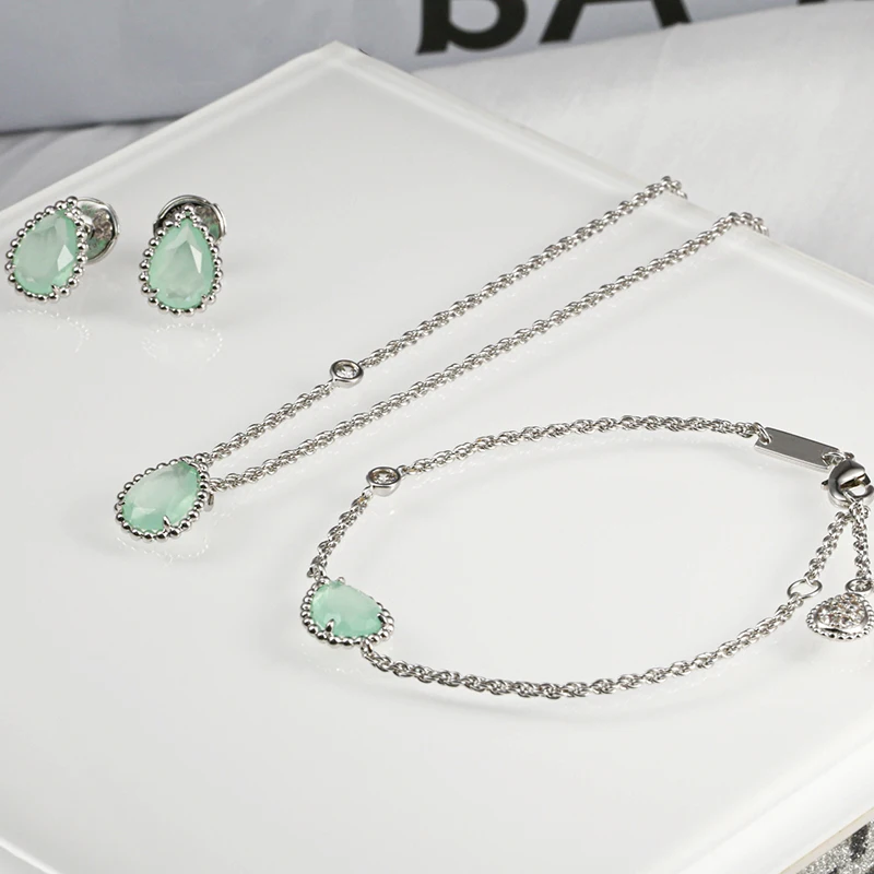 New 2023 Hot Brand Anniversary Gifts Jewelry Set For Women Pink Red Stone Hot Party Rose Jewelry Set Necklace Ring Earrings Set
New 2023 Hot Brand Anniversary Gifts Jewelry Set For Women Pink Red Stone Hot Party Rose Jewelry Set Necklace Ring Earrings Set