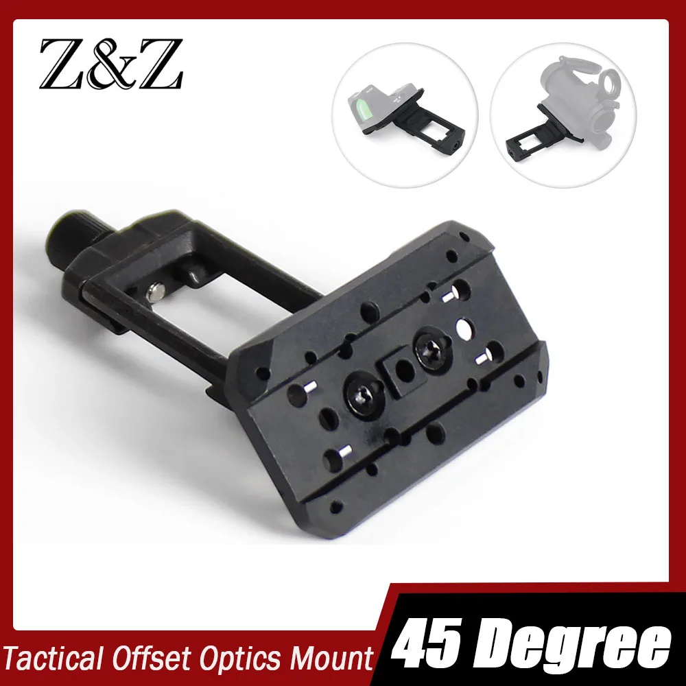 Tactical Metal For RMR Red Dot Sight Quick Release 45 Degree Offset Optics Mounting Base Bracket Fit 20MM Picatinny Rail
Tactical Metal For RMR Red Dot Sight Quick Release 45 Degree Offset Optics Mounting Base Bracket Fit 20MM Picatinny Rail