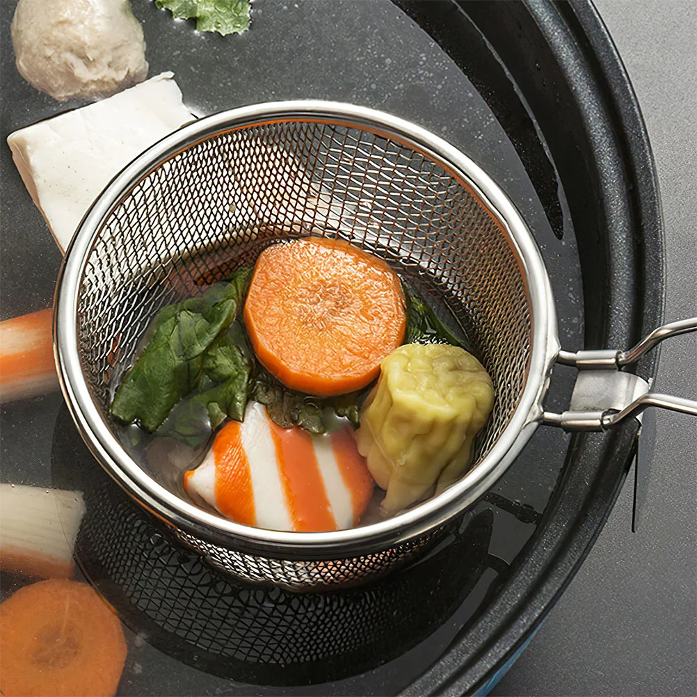 Stainless Steel Colander Spoon Small Size Pasta Basket Noodle Strainer Filtering Baskets Food Colanders Kitchen Strainer Bowl
Stainless Steel Colander Spoon Small Size Pasta Basket Noodle Strainer Filtering Baskets Food Colanders Kitchen Strainer Bowl