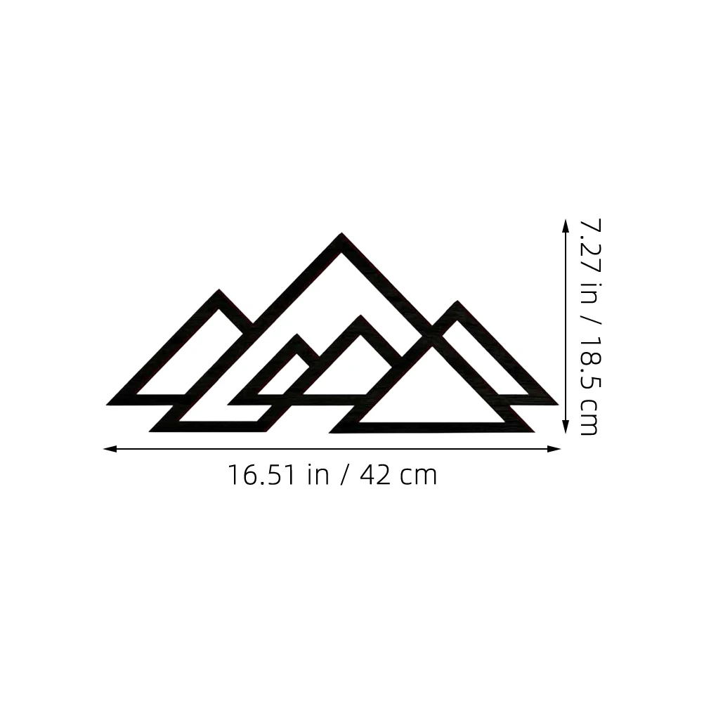 2 Pcs Wooden Wall Stickers Hangings Geometric Mountains Artwork Decor Three-dimensional
2 Pcs Wooden Wall Stickers Hangings Geometric Mountains Artwork Decor Three-dimensional