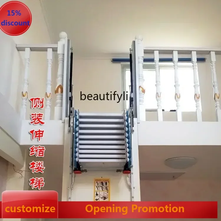 smt7486 new AtticRetractable Staircase Electric Household Foldable and Hoisting Duplex Villa Invisible Flexible Ladders Sub Flex
smt7486 new AtticRetractable Staircase Electric Household Foldable and Hoisting Duplex Villa Invisible Flexible Ladders Sub Flex