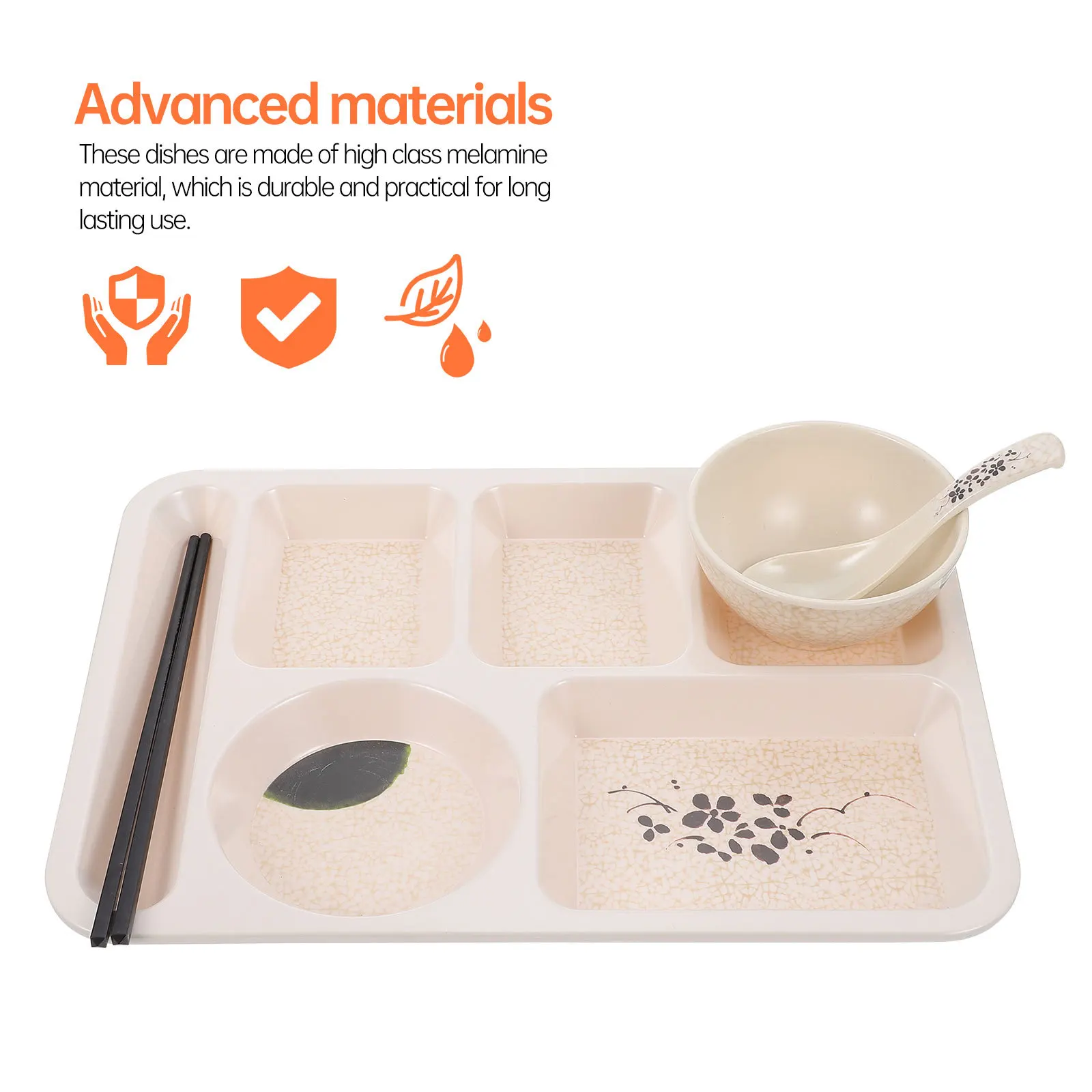 Visual Effect Plates Melamine Trays Food Bowl Chopsticks (random Color) Unique Style 
Visual Effect Plates Melamine Trays Food Bowl Chopsticks (random Color) Unique Style