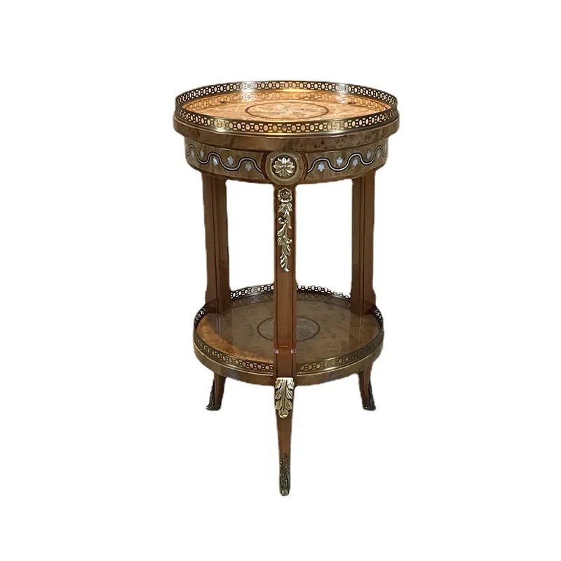 Lace stand edge few inlaid shell round few villa mansion furniture British style
Lace stand edge few inlaid shell round few villa mansion furniture British style