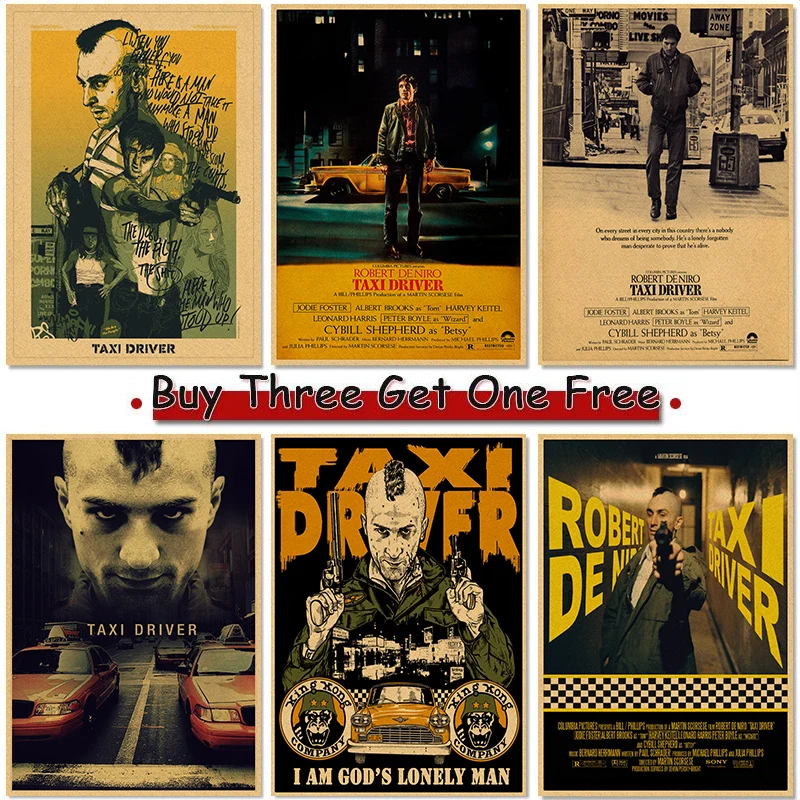 Taxi Driver Movie Poster No Framed Poster Kraft Club Bar Paper Vintage Poster Wall Art Painting Bedroom Study Stickers 4K HD
Taxi Driver Movie Poster No Framed Poster Kraft Club Bar Paper Vintage Poster Wall Art Painting Bedroom Study Stickers 4K HD