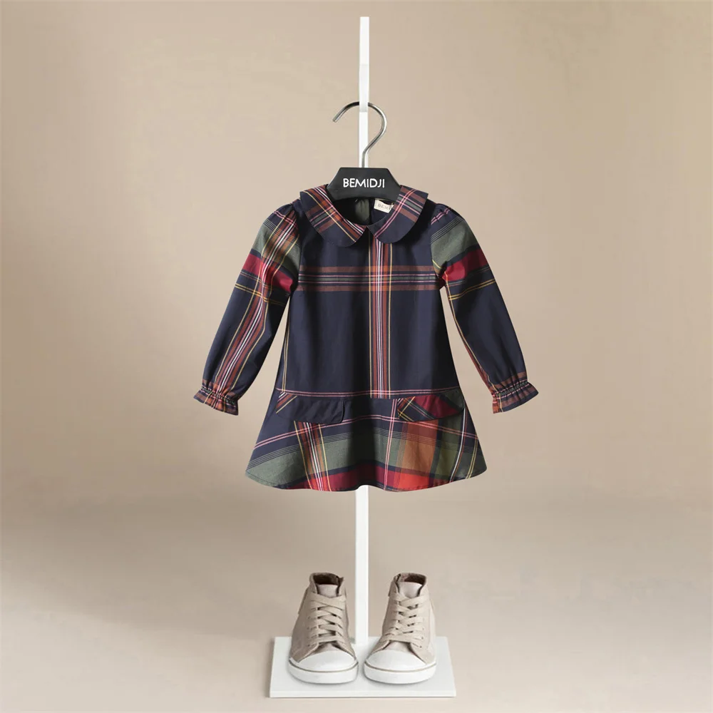 Elegant Girls Check Pattern Dresses for Toddler Baby Vestido Long Sleeve Princess Party Plaid Kids Fall Clothes Vestidos Dress
Elegant Girls Check Pattern Dresses for Toddler Baby Vestido Long Sleeve Princess Party Plaid Kids Fall Clothes Vestidos Dress