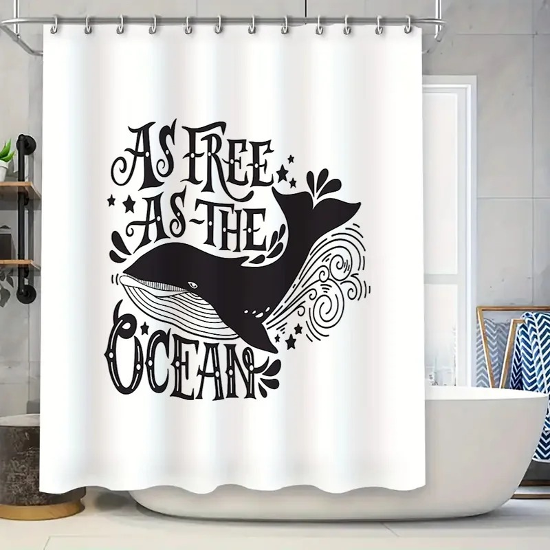 Ocean Whale Shower Curtain Set Waterproof Nautical Sea Animal Bathroom Decor Blue Pattern Fabric Backdrop Vintage Coastal Vibes
Ocean Whale Shower Curtain Set Waterproof Nautical Sea Animal Bathroom Decor Blue Pattern Fabric Backdrop Vintage Coastal Vibes