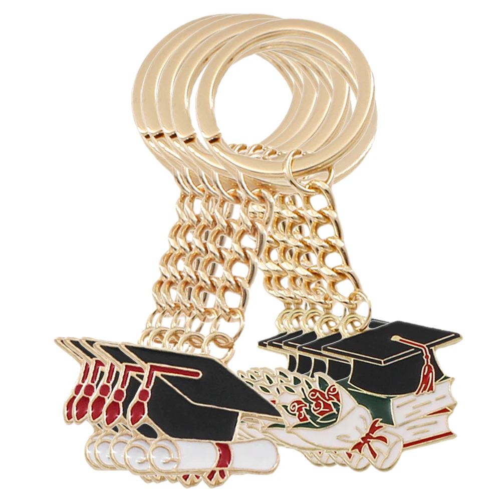 10pcs Keychain Graduation Gifts Metal Key Ring Metal Bag Pendant Student Party Favor Bag Hanging Ornament Packaging Decor
10pcs Keychain Graduation Gifts Metal Key Ring Metal Bag Pendant Student Party Favor Bag Hanging Ornament Packaging Decor