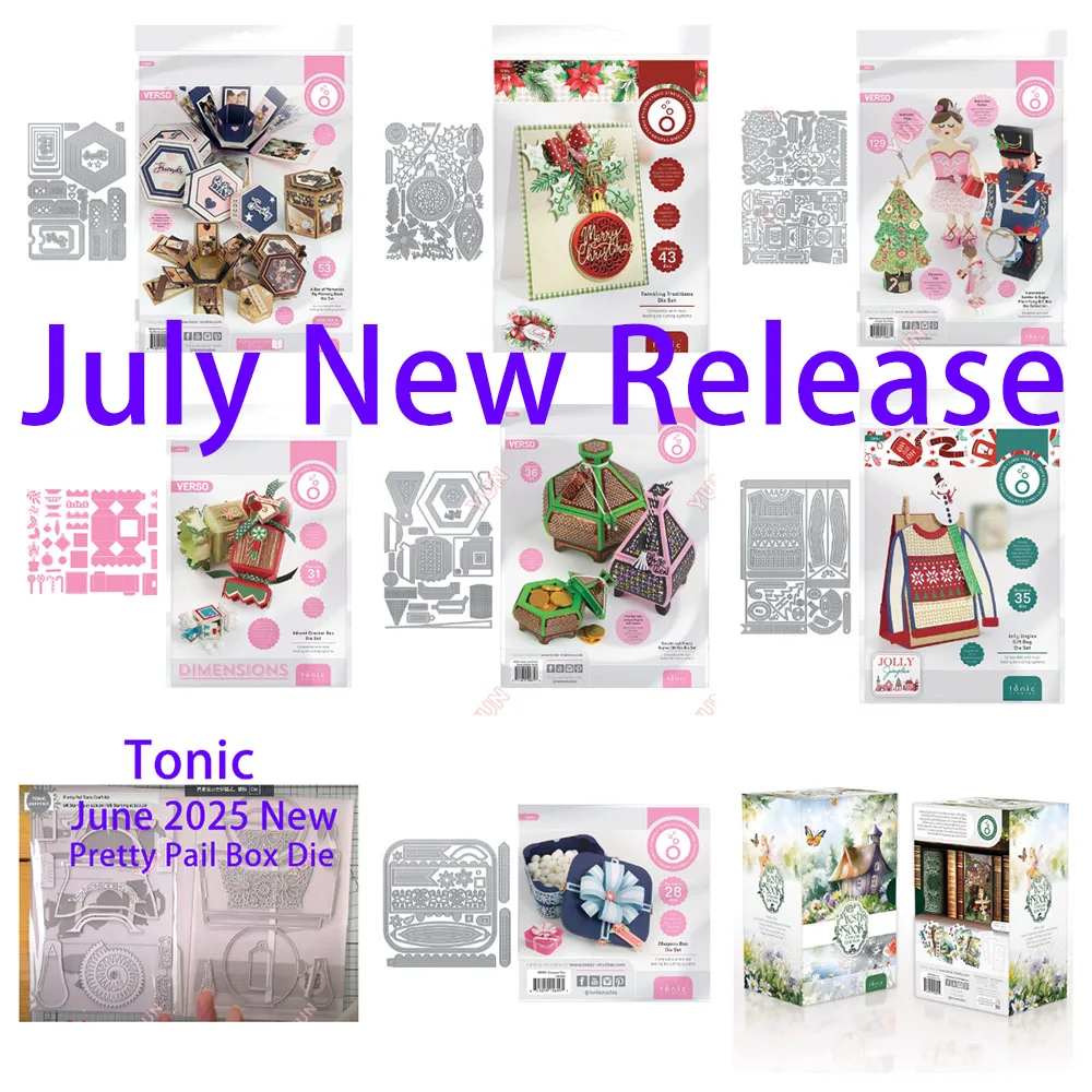 Tonic New Christmas Twinkling Traditions a Box of Memories Die Advent Cracker Gift Box Dies Scrapbooking DIY Card Craft Big Dies
Tonic New Christmas Twinkling Traditions a Box of Memories Die Advent Cracker Gift Box Dies Scrapbooking DIY Card Craft Big Dies