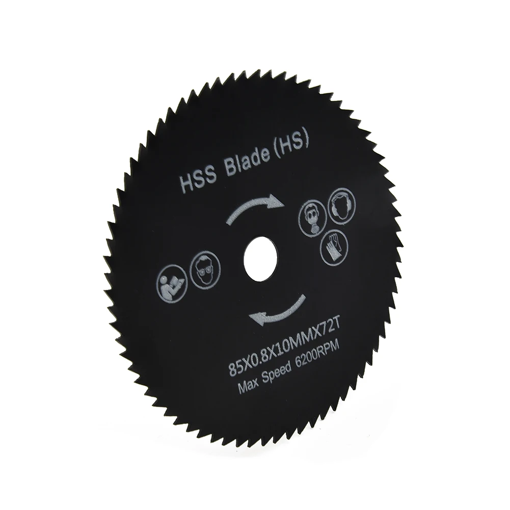 72T 85*10mm HSS Circular Saw Blade Cutting Disc Wheel For Wood Metal Cutting Steel Aluminum Iron And Non-ferrous Metals Plastics
72T 85*10mm HSS Circular Saw Blade Cutting Disc Wheel For Wood Metal Cutting Steel Aluminum Iron And Non-ferrous Metals Plastics