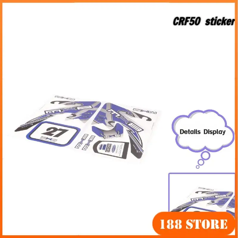 Наклейка на корпус мотоцикла CRF50, комплект для CRF 50, грязевой пит-байк, запасные части для мотокросса, аксессуары
Наклейка на корпус мотоцикла CRF50, комплект для CRF 50, грязевой пит-байк, запасные части для мотокросса, аксессуары