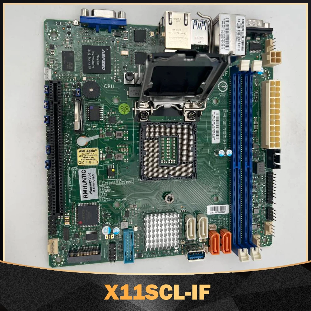 X11SCL-IF For Supermicro Server Motherboard LGA1151Xeon E-2100/2200 Processor C242
X11SCL-IF For Supermicro Server Motherboard LGA1151Xeon E-2100/2200 Processor C242