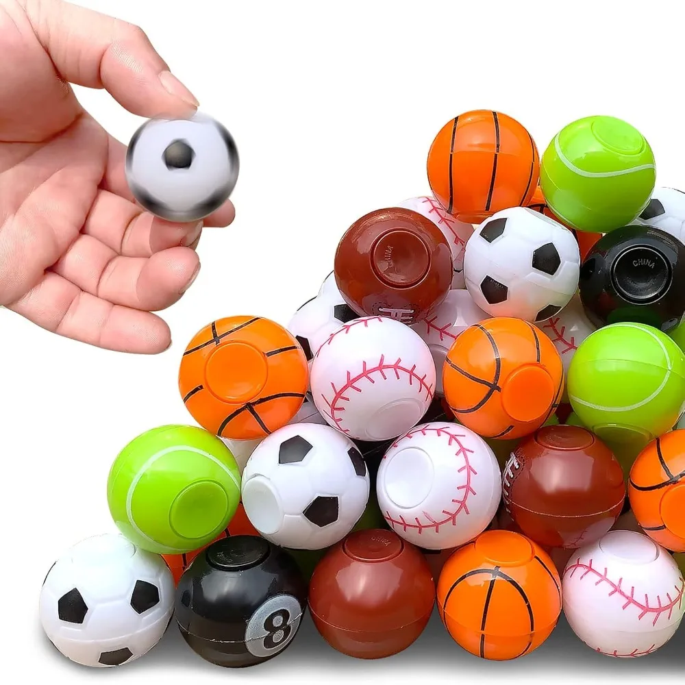 Sports Balls Party Favors for Kids 4-12, 32 Pack Fidget Spinner Return Gifts, Goodie Bag Stuffers, Treasure Box Toys for
Sports Balls Party Favors for Kids 4-12, 32 Pack Fidget Spinner Return Gifts, Goodie Bag Stuffers, Treasure Box Toys for