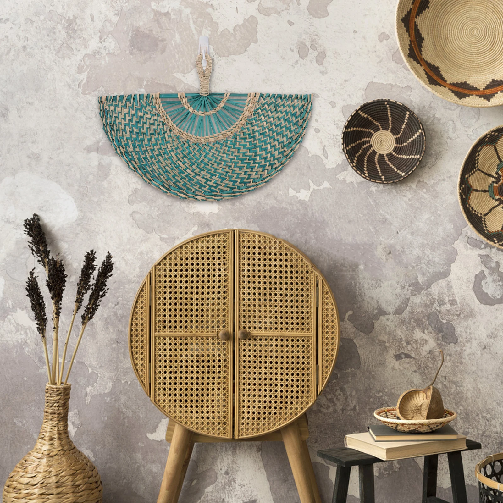 Handmade Straw Fan for Wall Woven Decorative Fans Chinese Style Handheld Boho Weaving Photo Prop
Handmade Straw Fan for Wall Woven Decorative Fans Chinese Style Handheld Boho Weaving Photo Prop