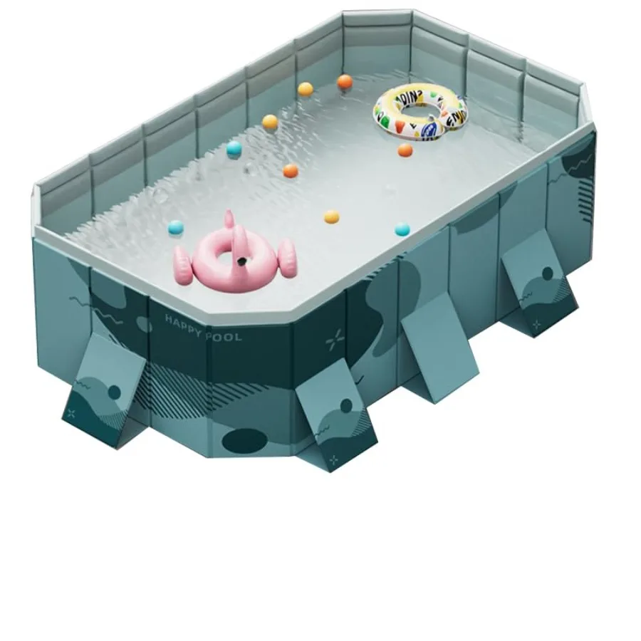 Foldable Pool for and Adults Non InflatableFrame Outdoor Swimming Pool Blue Kiddie Pools Thickened Support Dog Above Ground Gar
Foldable Pool for and Adults Non InflatableFrame Outdoor Swimming Pool Blue Kiddie Pools Thickened Support Dog Above Ground Gar