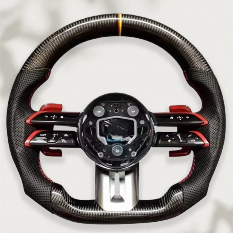 Wholesale Customized Carbon Fiber Leather Steering Wheel Fits for Mercedes Benz New CLS GLE W213 W238 W205 W222 W463 W167
Wholesale Customized Carbon Fiber Leather Steering Wheel Fits for Mercedes Benz New CLS GLE W213 W238 W205 W222 W463 W167