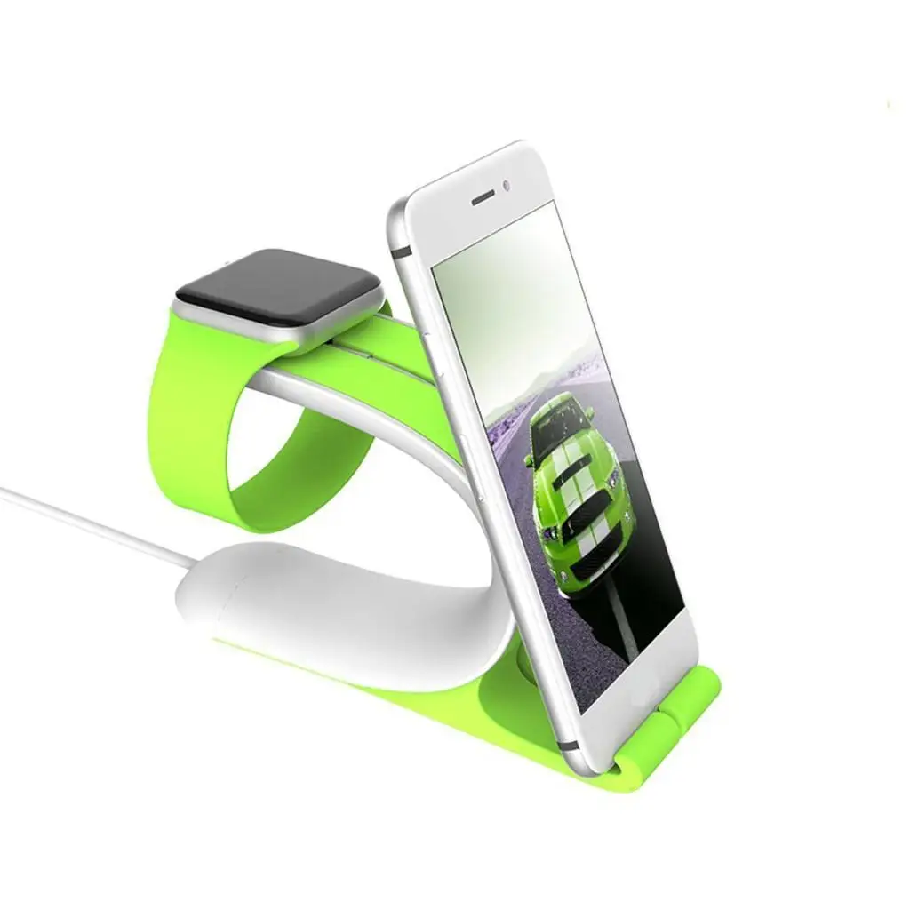 Watch Charger Stand 2 in 1 Desktop Holder Smart Phone Dock ABS Desk Station for Phone and Watch Charging
Watch Charger Stand 2 in 1 Desktop Holder Smart Phone Dock ABS Desk Station for Phone and Watch Charging