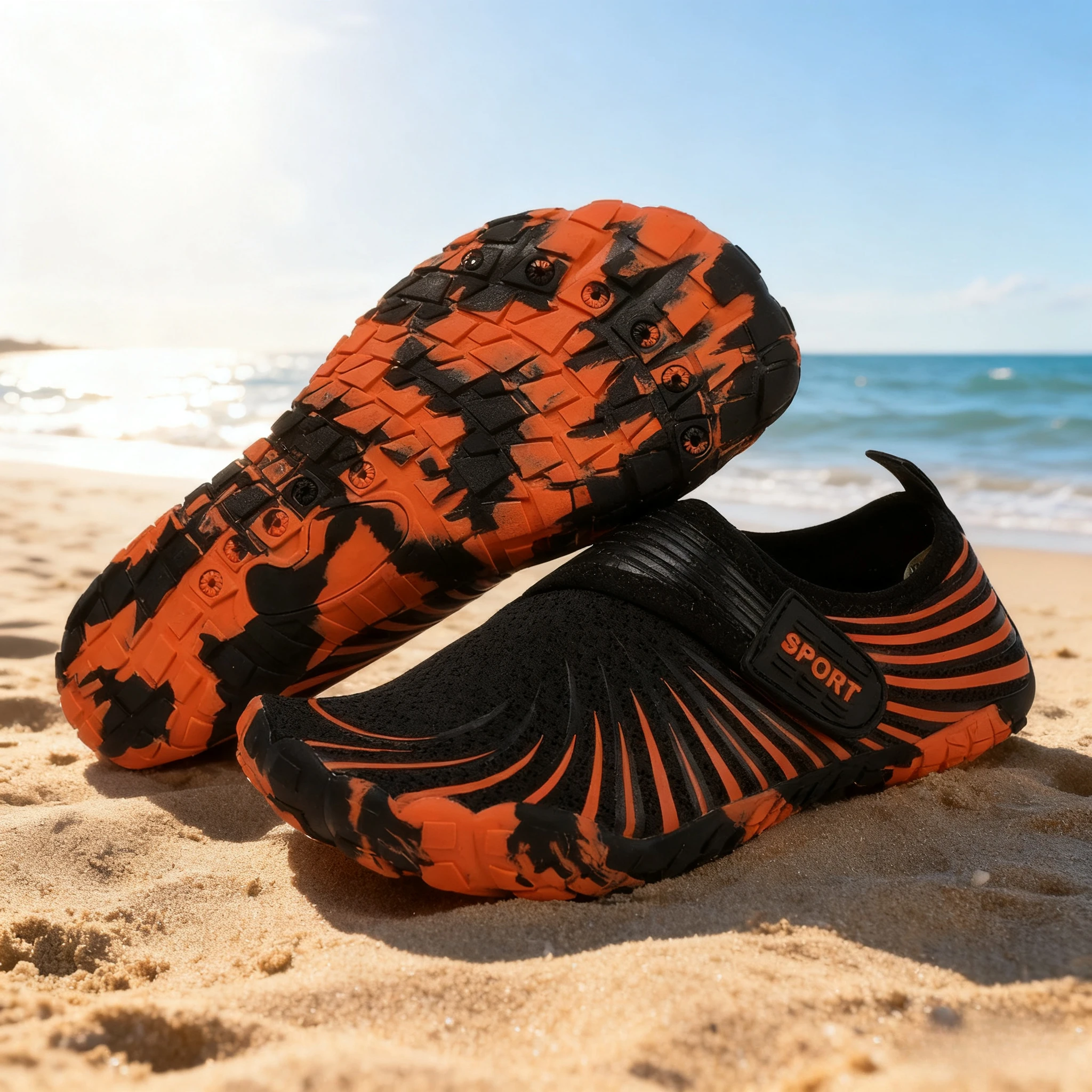 Barefoot Beach Shoes Men's and Women's Anti Slip Water Sports Shoes Summer Swimming Slippers, Surfing and Wading Shoes Anti Slip
Barefoot Beach Shoes Men's and Women's Anti Slip Water Sports Shoes Summer Swimming Slippers, Surfing and Wading Shoes Anti Slip