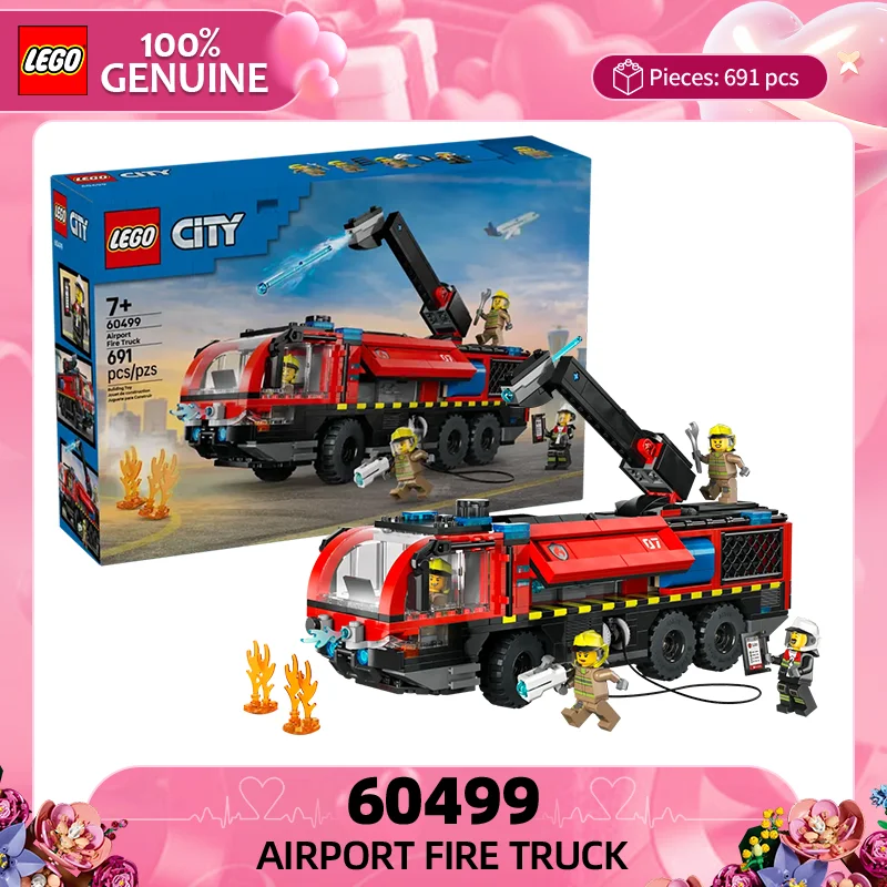 Lego City Series 60499 Airport Fire Truck Children's Puzzle Building Blocks Toy Boy Gift
Lego City Series 60499 Airport Fire Truck Children's Puzzle Building Blocks Toy Boy Gift