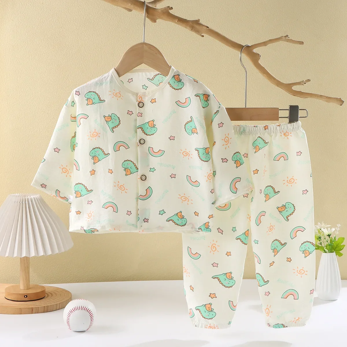 Kids Summer Thin Pajamas New 2025 Boys Girls Cute Cartoon Print Long Sleeve T-shirt + Pants Sleepwear Baby Casual Clothing Sets
Kids Summer Thin Pajamas New 2025 Boys Girls Cute Cartoon Print Long Sleeve T-shirt + Pants Sleepwear Baby Casual Clothing Sets