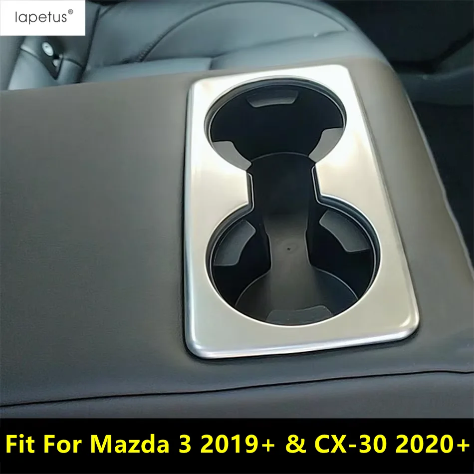 Car Rear Seat Water Cup Holder Panel Frame Cover Trim Stainless Steel Accessories For Mazda 3 2019 - 2024 / CX-30 2020 - 2024
Car Rear Seat Water Cup Holder Panel Frame Cover Trim Stainless Steel Accessories For Mazda 3 2019 - 2024 / CX-30 2020 - 2024