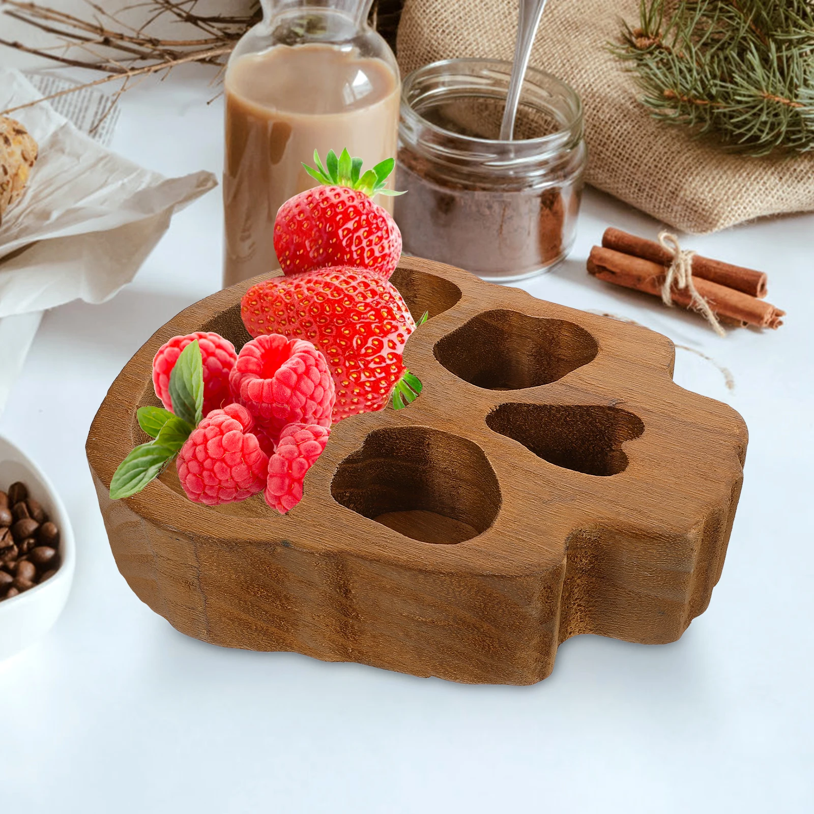 Wooden Skull Shaped Bowl Halloween Snacks Holder Fruit Tray Decorative Serving Plate Wooden Bowl Skull Head Wood Plate
Wooden Skull Shaped Bowl Halloween Snacks Holder Fruit Tray Decorative Serving Plate Wooden Bowl Skull Head Wood Plate
