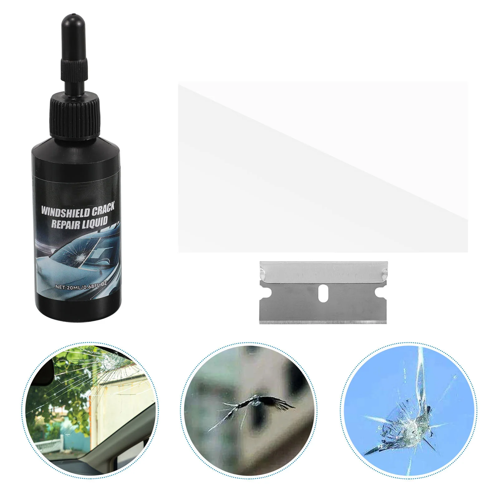 1Set Windscreen Repair Set Car Windshield Crack Fix Kit for Chips Scratches and Star Cracks Automotive Glass Repair Tool
1Set Windscreen Repair Set Car Windshield Crack Fix Kit for Chips Scratches and Star Cracks Automotive Glass Repair Tool