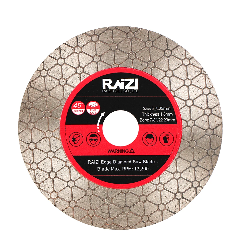 RAIZI TOOL-Super Quality Hot Sales 5inch/125mm Triangle Diamond Saw Blade For Mitre Cutting And Grinding Ceramics
RAIZI TOOL-Super Quality Hot Sales 5inch/125mm Triangle Diamond Saw Blade For Mitre Cutting And Grinding Ceramics