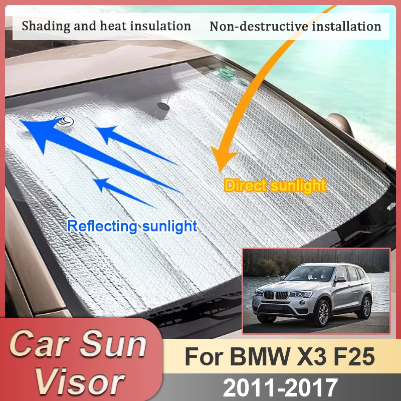 Car Window Sun Visor For BMW X3 F25 Accessories 2011 2012 2013 2014 2015-2017 Windshield Sunshades Side Window Visors Covers
Car Window Sun Visor For BMW X3 F25 Accessories 2011 2012 2013 2014 2015-2017 Windshield Sunshades Side Window Visors Covers