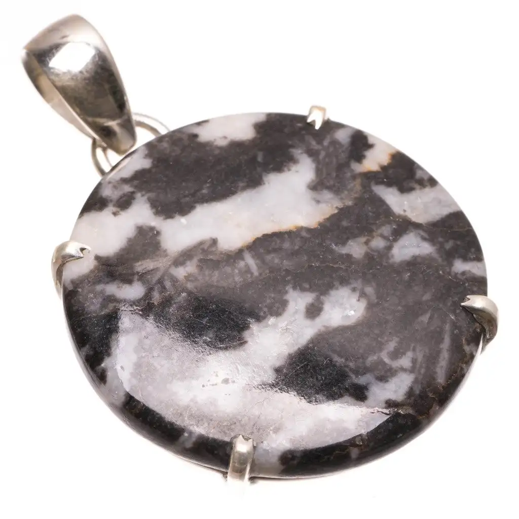 StarGems Pinolith Jasper ручной работы индийская фотосеребряная Подвеска 1 1/2 "S0957
StarGems Pinolith Jasper ручной работы индийская фотосеребряная Подвеска 1 1/2 "S0957