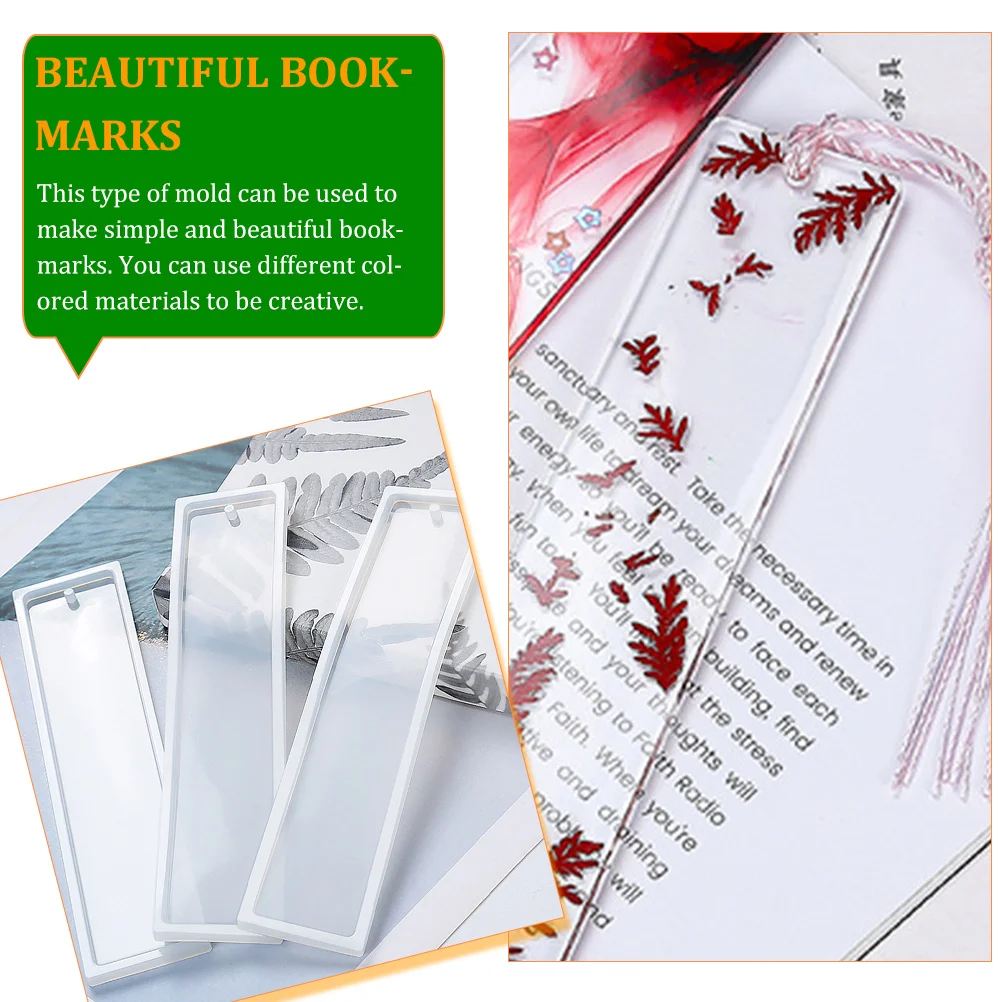 10pcs Reusable Bookmark Molds Resin Silicone Epoxy Diy Book Tools For Students Gifts Different Sizes Crafts Kit
10pcs Reusable Bookmark Molds Resin Silicone Epoxy Diy Book Tools For Students Gifts Different Sizes Crafts Kit