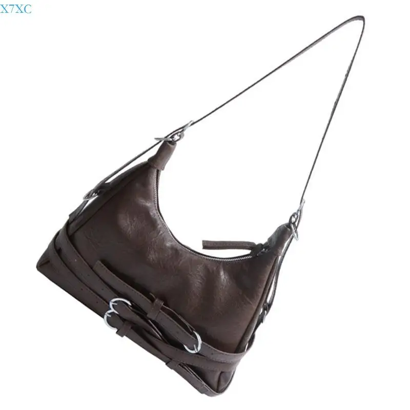 X7XC Women Shoulder Bag Stylish Crossbody Bag Autumn Winter Armpit Bag Trendy Half Moon Bag PU Leather Commuting Bag
X7XC Women Shoulder Bag Stylish Crossbody Bag Autumn Winter Armpit Bag Trendy Half Moon Bag PU Leather Commuting Bag