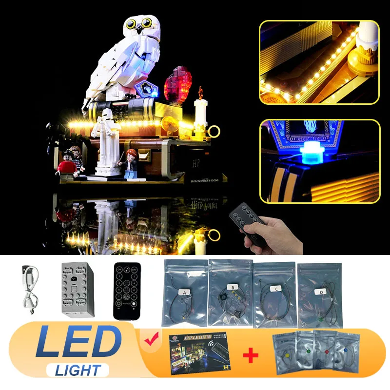 Комплект светодиодных ламп для LEGO Sorcerer Stone Collectors Edition 76466 (не включает строительные блоки, кирпичи, наборы, модели)
Комплект светодиодных ламп для LEGO Sorcerer Stone Collectors Edition 76466 (не включает строительные блоки, кирпичи, наборы, модели)