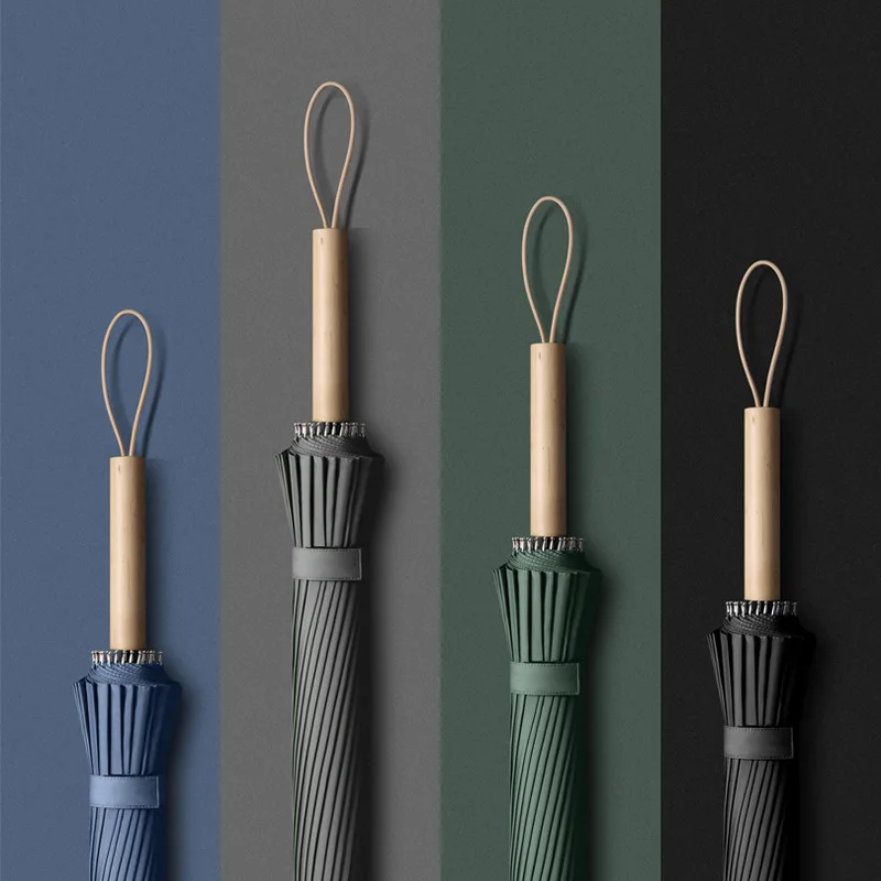 24 Bone with Wooden Handle Large Umbrella Double Three Reinforcement Thickening Business Long Umbrella Umbrellas for Rain
24 Bone with Wooden Handle Large Umbrella Double Three Reinforcement Thickening Business Long Umbrella Umbrellas for Rain