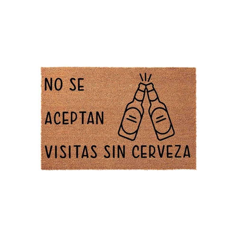 Personalized Coir Doormat Funny Spanish Beer Quote Welcome Mat Custom Text Front Door Rug Non Slip Indoor Outdoor Gift
Personalized Coir Doormat Funny Spanish Beer Quote Welcome Mat Custom Text Front Door Rug Non Slip Indoor Outdoor Gift